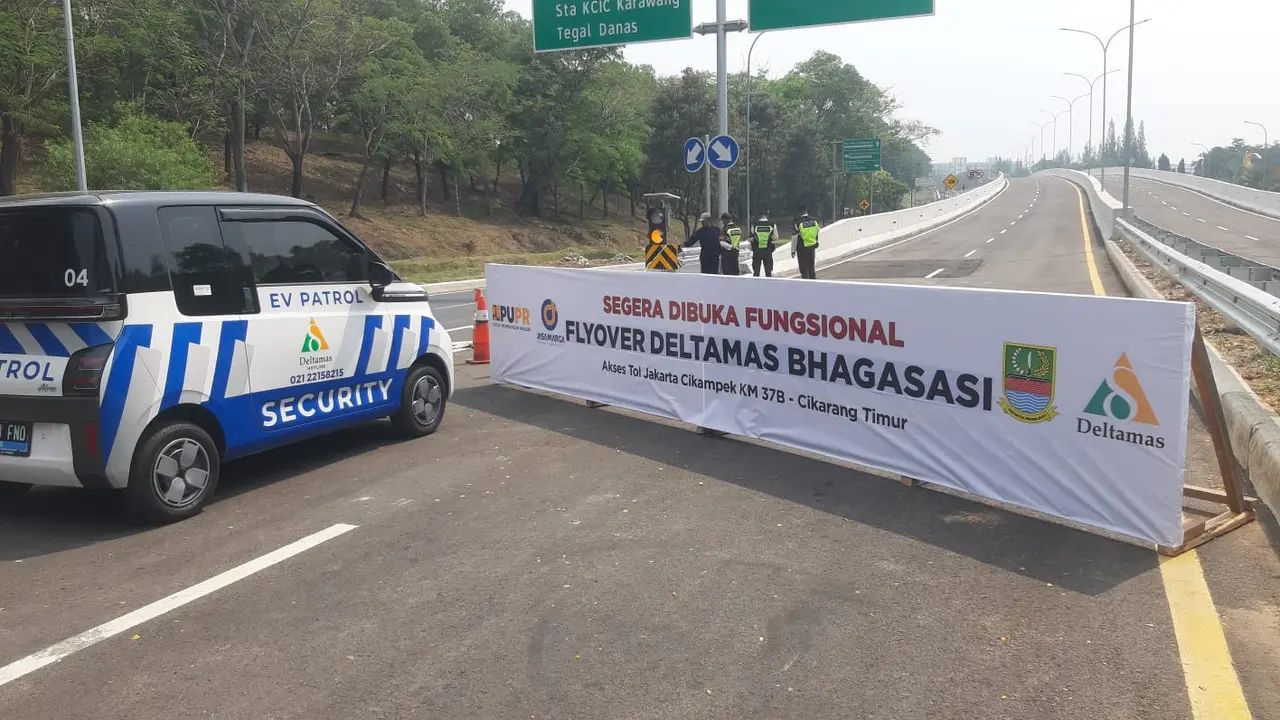 Flyover Deltamas resmi dibuka pada Senin, 19 Agustus 2024,