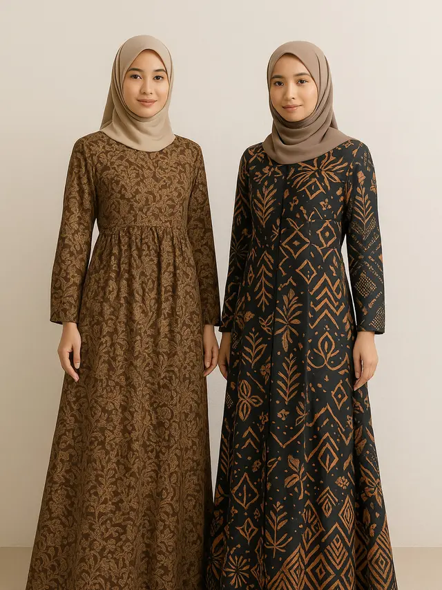 Inspirasi Baju Batik Muslimah Modern