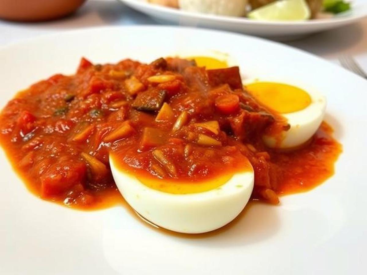 cara bikin telur balado.