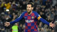 Lionel Messi (112 juta euro) - Lionel Messi merupakan salah satu pemain tersukses hasil akademi Barcelona pada tahun 2001-2004. Pemain berusia 32 tahun ini meraih 6 Ballon d'Or.  (AFP/Lluis Gene)