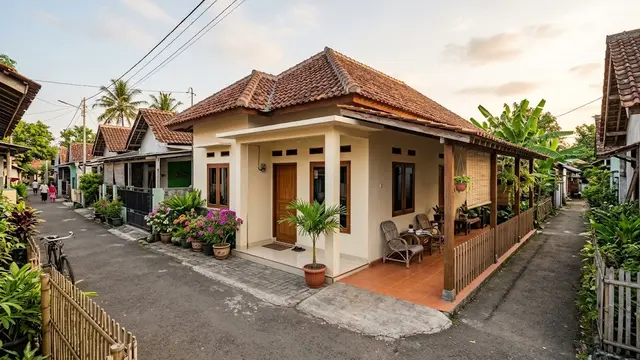 Desain Rumah Sederhana 6x10 Meter