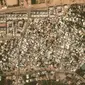 Israel telah berperang dengan Hamas sejak 7 Oktober, setelah kelompok militan Palestina itu melancarkan serangan lintas batas yang mengejutkan dari Gaza. (Satellite image ©2023 Maxar Technologies / AFP)