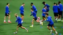 Pada laga sebelumnya, pada matchday 1 League Phase Liga Champions 2024/2025, Inter Milan berhasil menahan imbang tuan rumah Manchester City dengan skor 0-0. (Fabrice COFFRINI/AFP)