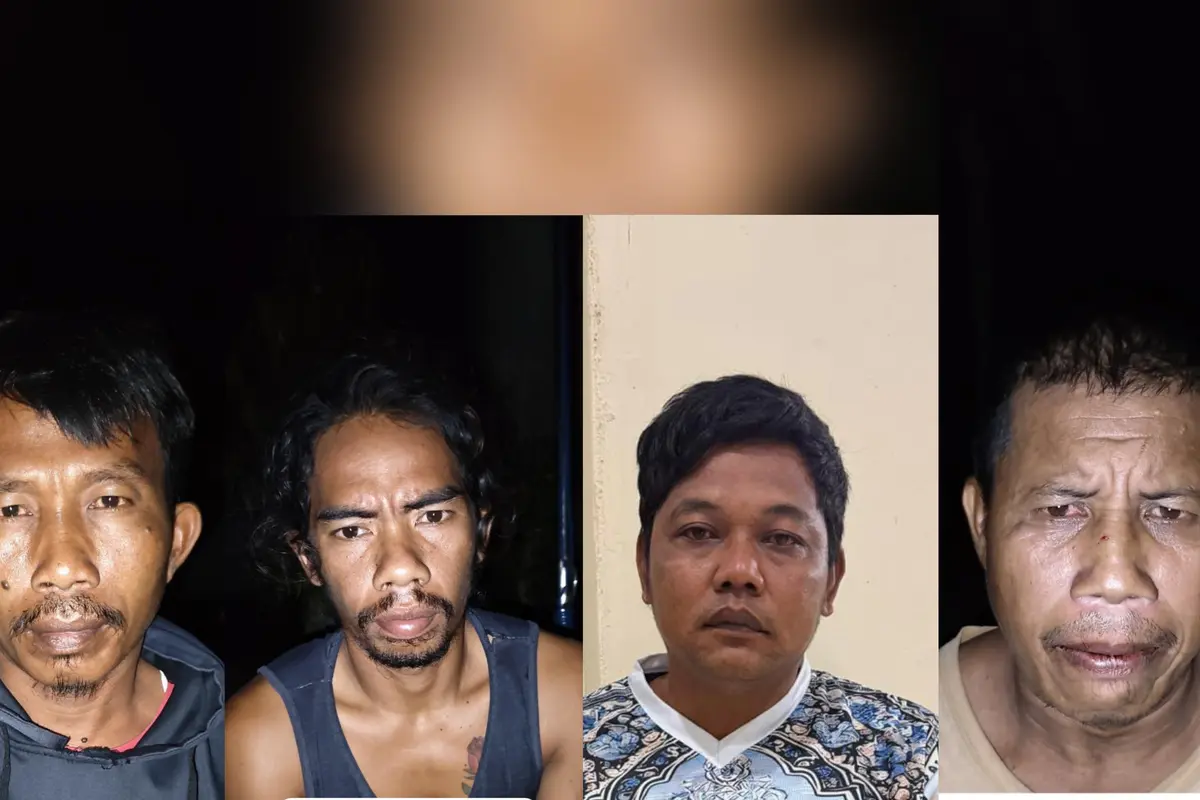 Viral Tapir Dibantai Massa di Mesuji, 4 Pelaku Ditangkap Polisi, Daging Satwa Dilindungi Sempat Dibagikan ke Warga