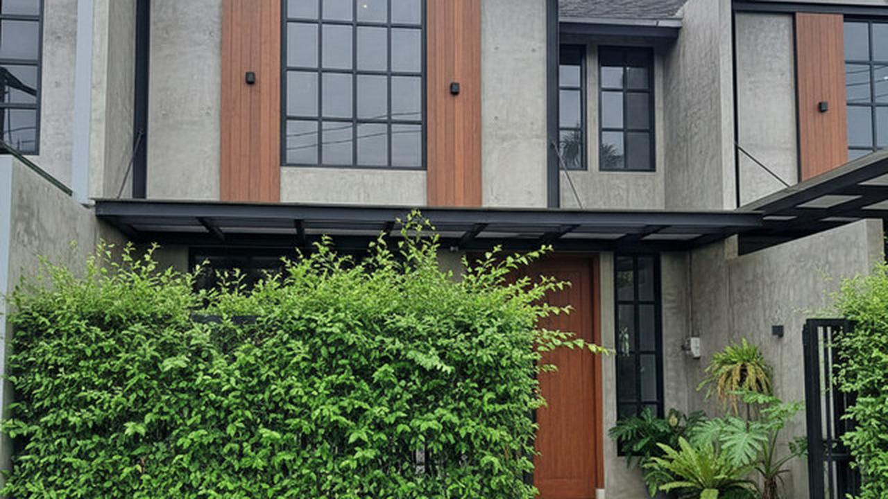 Model Rumah dengan Pagar Teh Tehan