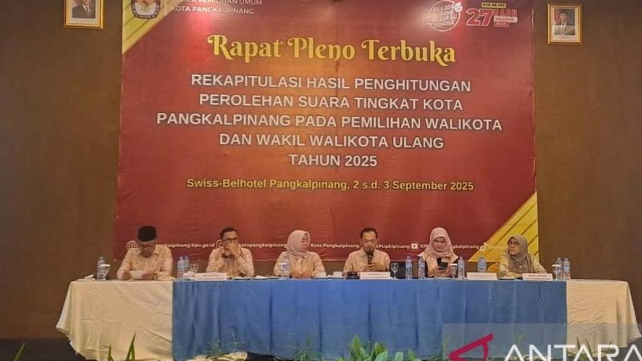 Terungkap! Hasil Pilkada Ulang Pangkalpinang 2025: Paslon 03 Saparuddin-Dessy Unggul Telak, Siapa Mereka?