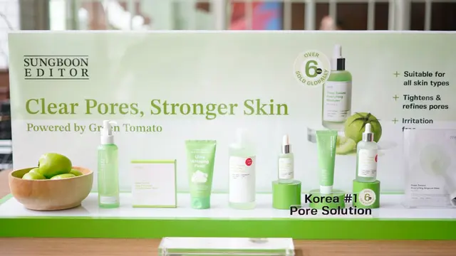 Kandungan Skincare dengan tomat hijau. [Dok. Sungboon Editor]