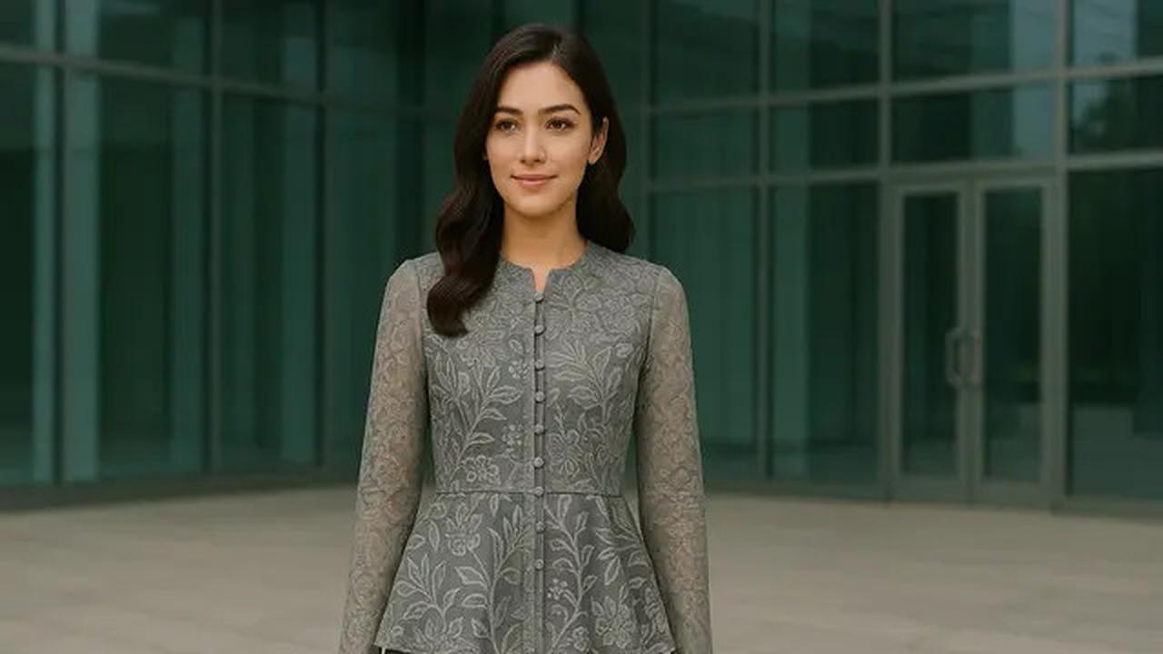 20 Model Dress Batik Kombinasi Brokat Lengan Panjang, Anggun untuk Acara Resmi dan Kondangan