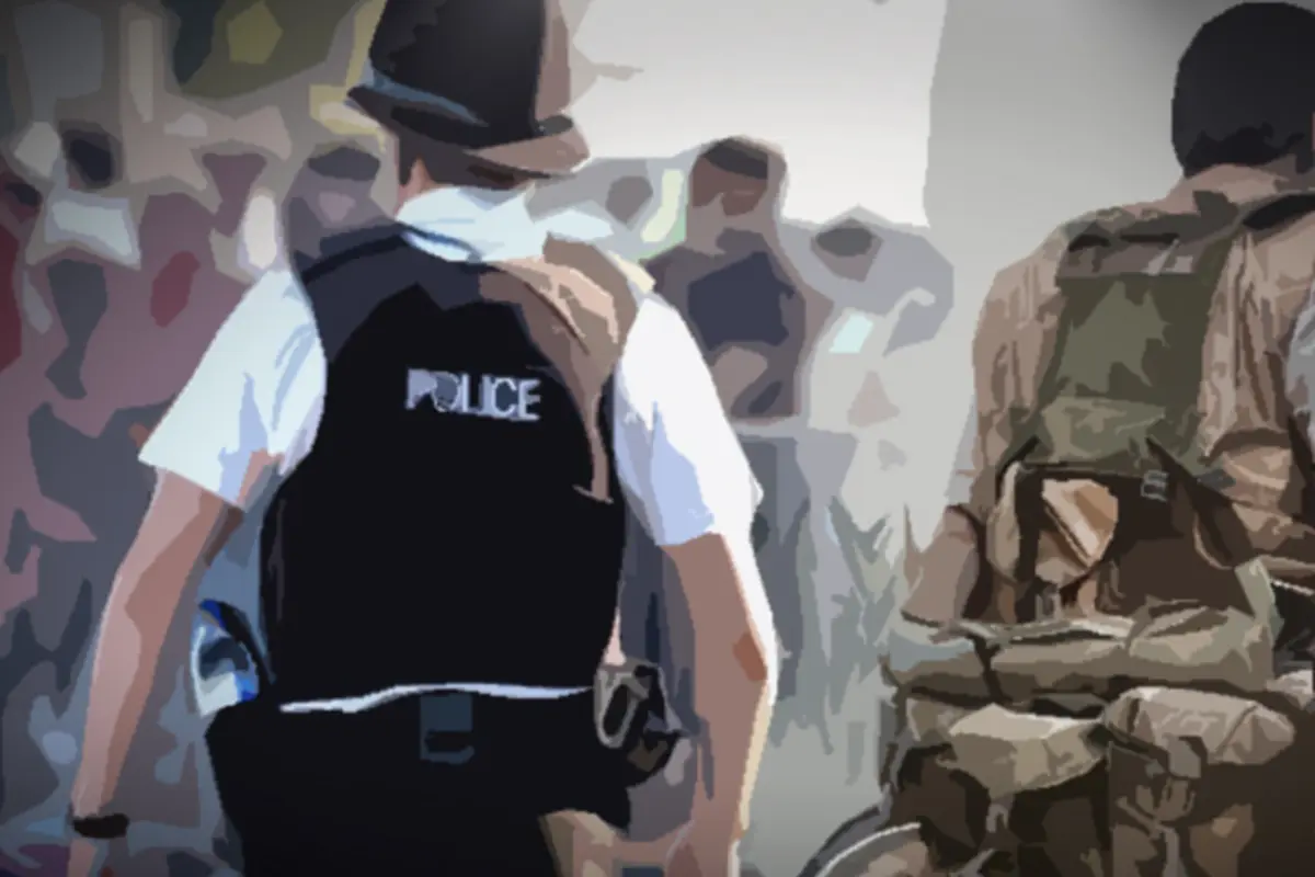 Ilustrasi Polisi dan Militer