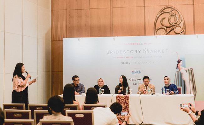 Suasana konferensi pers Bridestory Market 2018/copyright Bridestory/Monopictura