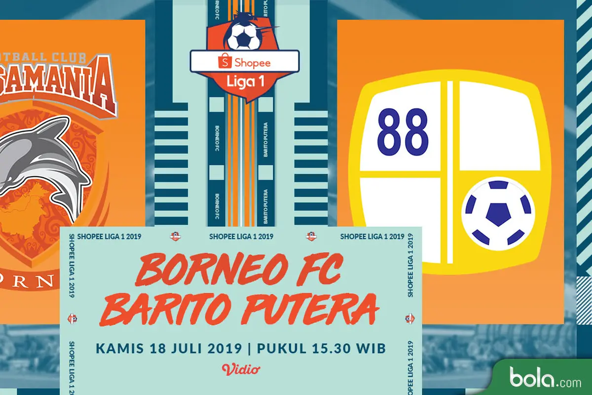 Pusamania Borneo FC Vs Barito Putera