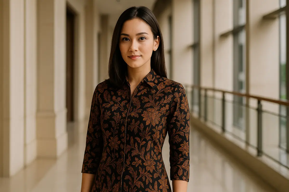 Inspirasi Model Batik Slimfit Wanita