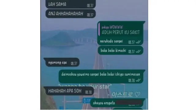 6 Chat Lucu Bareng Teman Wibu, Ujungnya Bikin Elus Dada