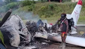 KKB Dikabarkan Bakar Pesawat di Yahukimo, Nasib Pilot Belum Diketahui