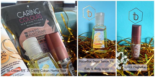 BB Cream Caring Colours, Pocketbac &amp; Lipstick Maybelline. Foto dok. Vemale