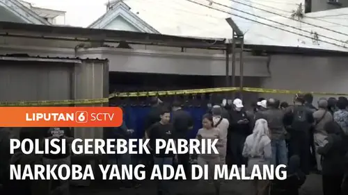VIDEO: Pabrik Narkoba di Malang Digerebek, 1,2 Ton Tembakau Gorila Disita