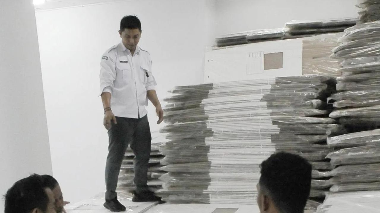Sebanyak 2090 kotak suara akan distribusikan ke tempat pemungutan suara (TPS) untuk wilayah Jakarta Pusat.