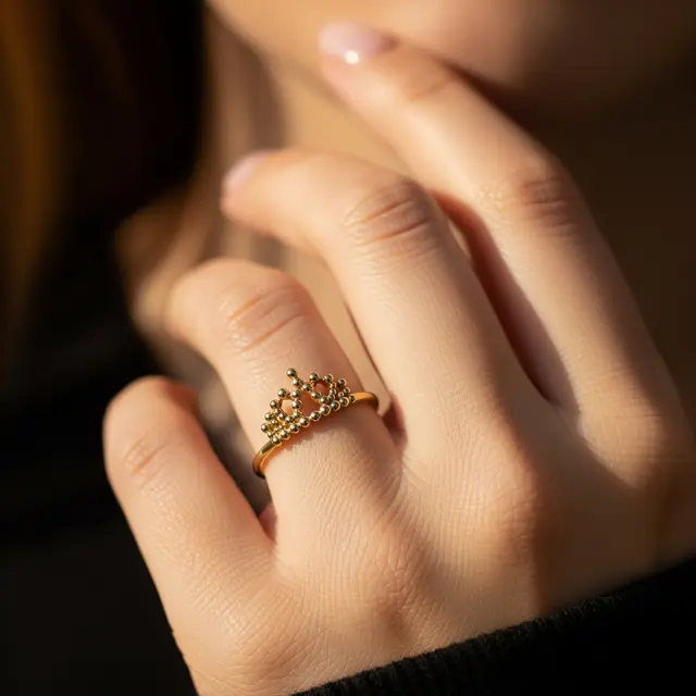 Cincin Emas Model Boba