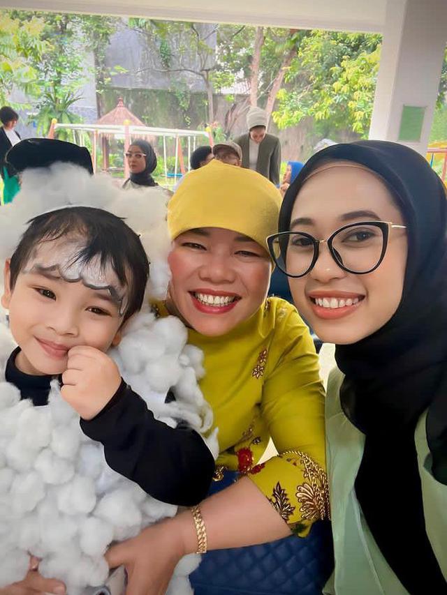 Potret bahagia Oma, Gala, dan Ida Wida (Sumber: Instagram/@idawidareal)