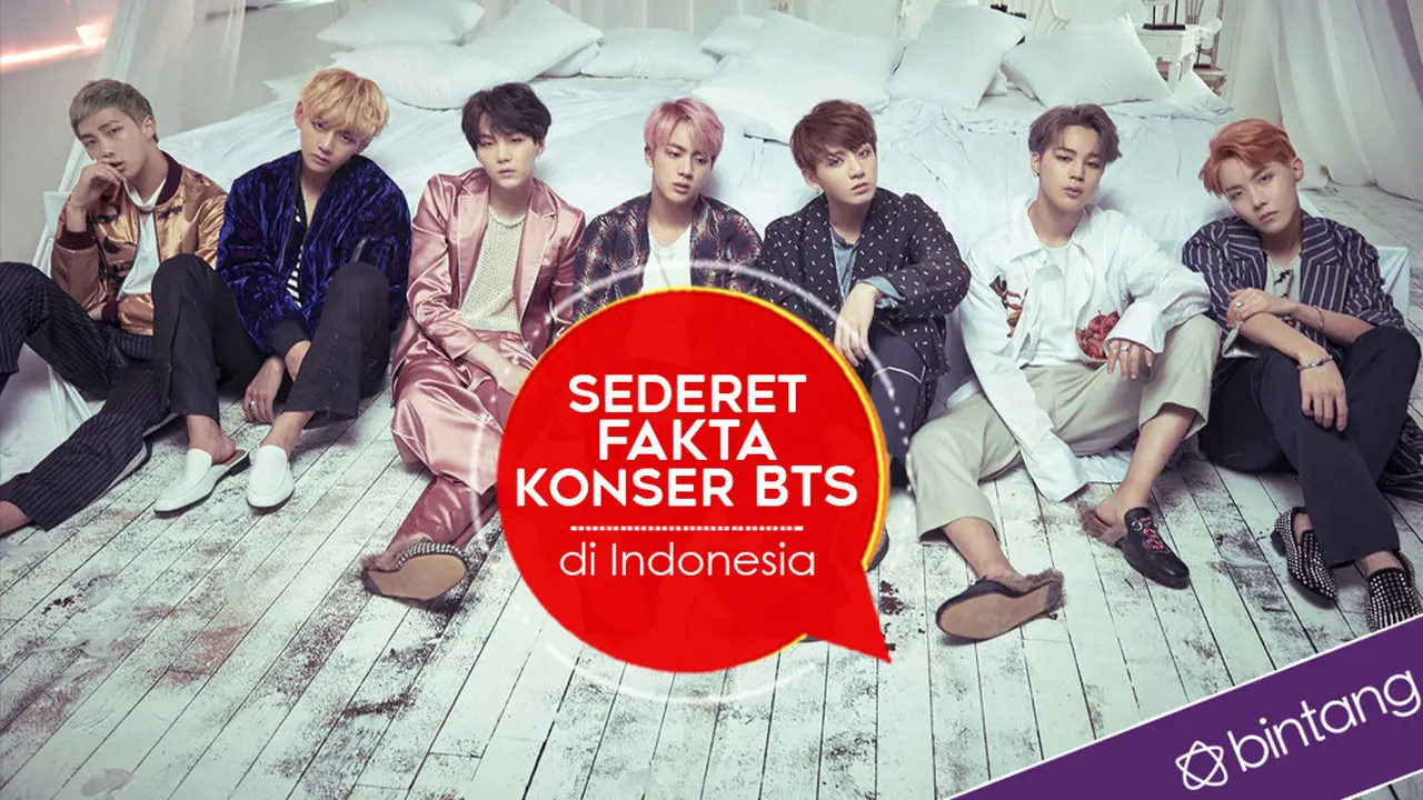 [Bintang] Sederet Fakta Konser BTS di Indonesia 