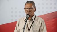 Juru Bicara Penanganan COVID-19 di Indonesia, Achmad Yurianto menyampaikan update Corona di Graha BNPB, Jakarta, Senin (31/3/2020). (Dok Badan Nasional Penanggulangan Bencana/BNPB)