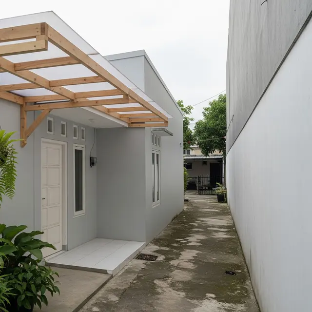 9 Model Kanopi Rumah di Gang Sempit, Solusi Estetis dan Fungsional