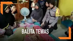 Seorang bocah berusia 1,5 tahun ditemukan tak bernyawa di sebuah kubangan lumpur yang berada di dekat rumahnya. Ia diduga tenggelam ketika sedang bermain di dalam kubangan lumpur.