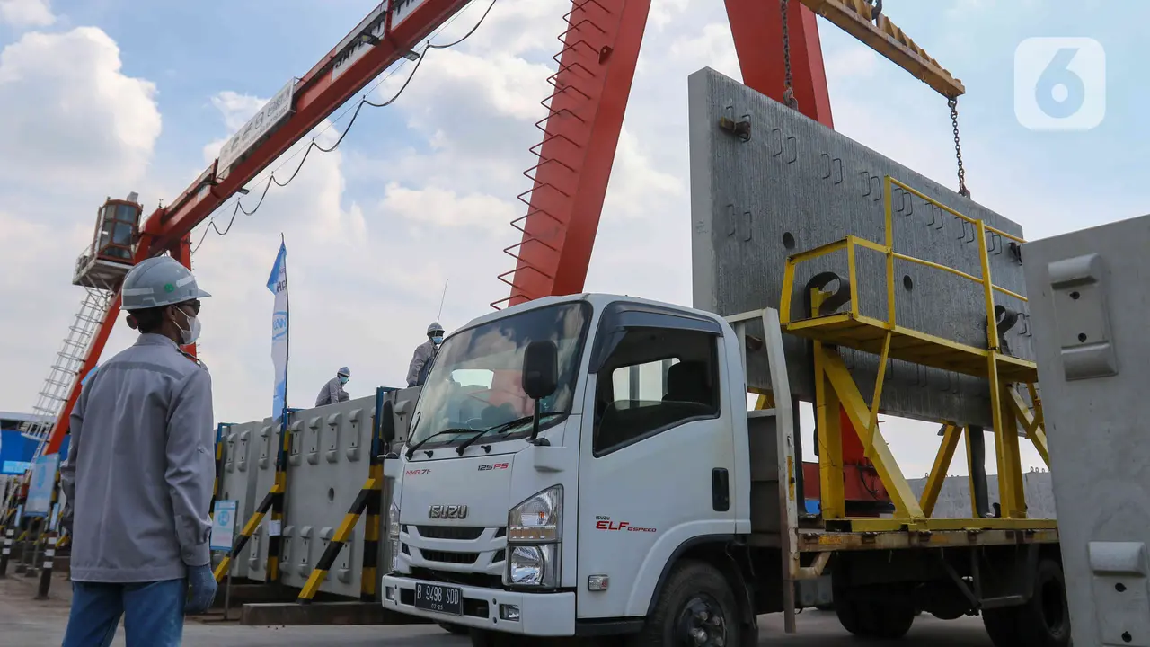 Produksi Bantalan Rel Kereta Cepat Jakarta- Bandung Rampung Dikerjakan-Herman