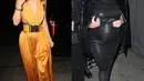 Kim Kardashian dan Kylie Jenner hadiri ulang tahun Kendall Jenner dengan gaya yang berbeda. (Splash News)