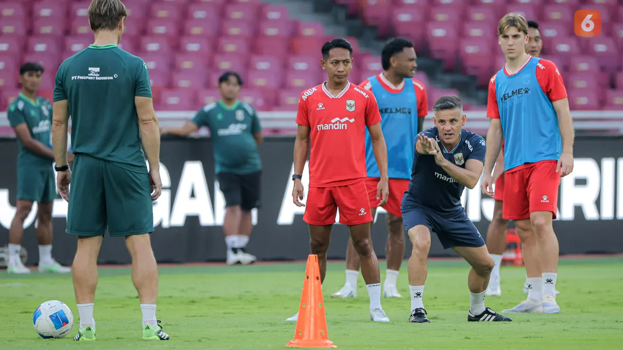 Foto: Timnas Indonesia Matangkan Persiapan, John Herdman Bertekad Akhiri Catatan Buruk Skuad Garuda