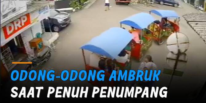 VIDEO: Viral Odong-Odong Ambruk Saat Penuh Penumpang