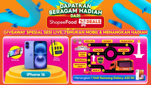ShopeeFood Deals Live Spesial