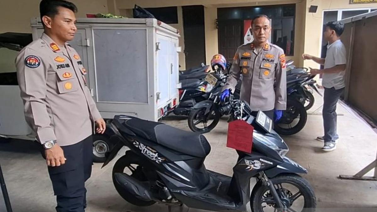Demi Narkoba, Karyawan Warung Sate Curi Motor Rekan Kerja