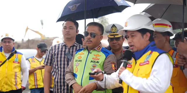 Kakorlantas Polri Tinjau Tol Balikpapan-Samarinda, Cek Kesiapan Infrastruktur Transportasi Menuju IKN