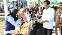 Presiden Joko Widodo saat berkunjung ke Wonogiri. (Liputan6.com/ ist)