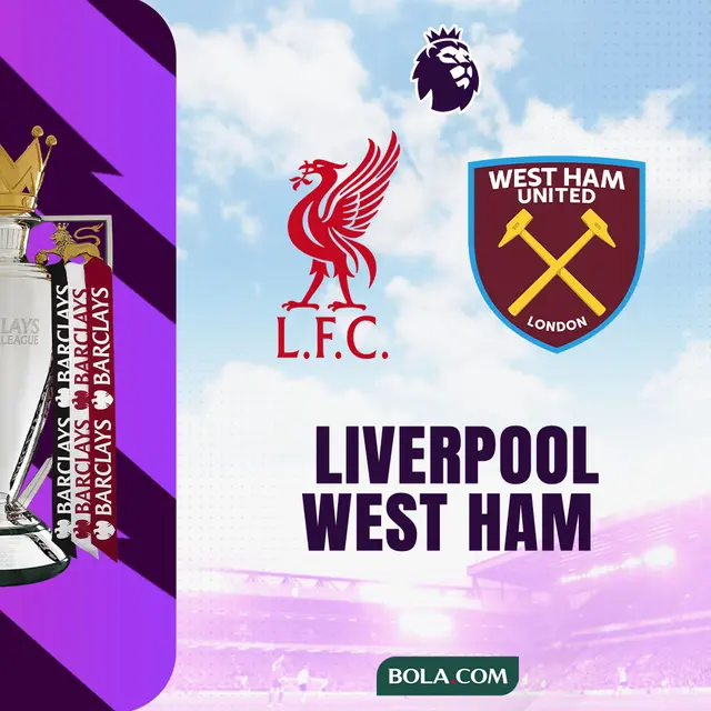 Liga Inggris - Liverpool Vs West Ham United