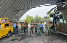 Helikopter Caracal TNI AU Salurkan Bantuan Darurat untuk Korban Bencana di Sibolga