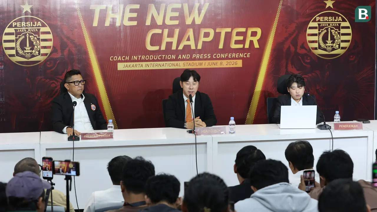 Foto: Persija Perkenalkan Shin Tae-yong Sebagai Pelatih Baru Macan Kemayoran