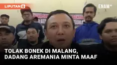Dadang Aremania Minta Maaf Usai Tolak Kehadiran Bonek di Malang