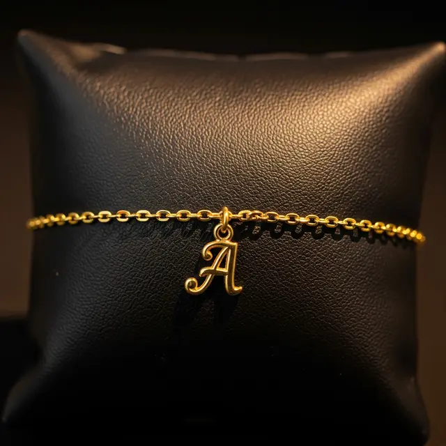 Model Gelang Emas 24K 1 Gram Hadiah Custom Inisial