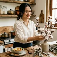Tanaman Kering yang Cocok Jadi Dekorasi Dapur (AI Generated)