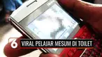 Viral video dua pelajar SMA sedang mesum di sebuah toilet dengan atap terbuka. Mengetahui hal ini, pihak SMAN 1 Lahat langsung memberhentikan kedua pelajar tersebut.