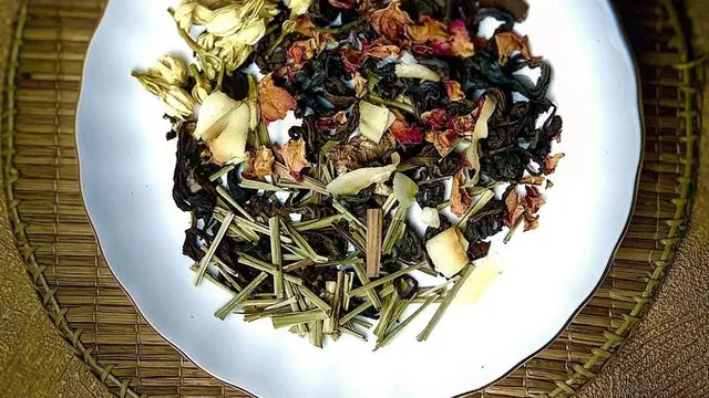 Ilustrasi daun teh