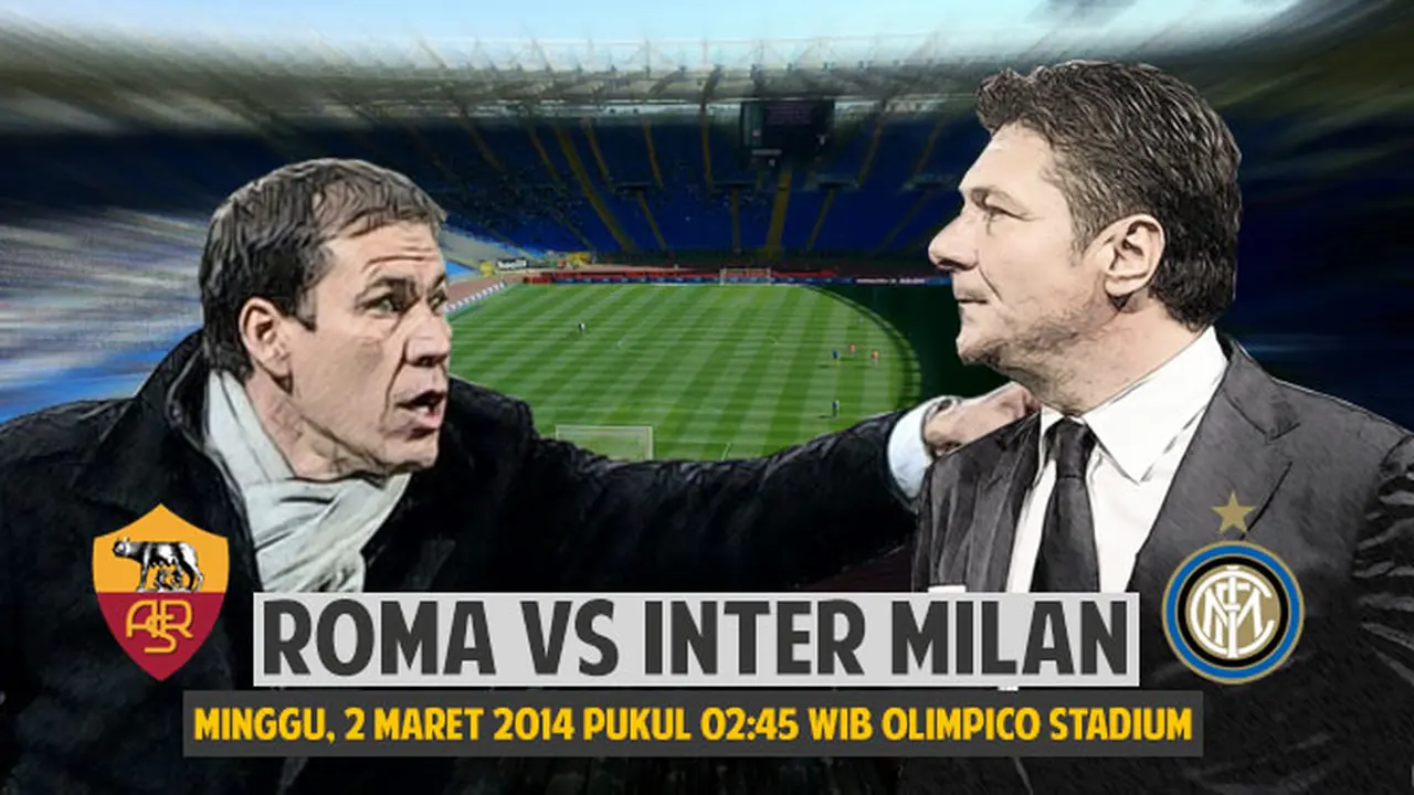 prediksi roma vs inter (logo dan pelatih