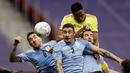 Kedua tim tampil terbuka dan saling jual beli serangan sepanjang 90 menit pertandingan. (Foto:AP/Bruna Prado)