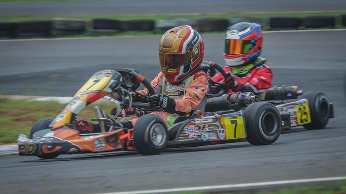 Qarrar Firhand Ali rebut dua gelar di kejuaraan gokart Asia (istimewa)