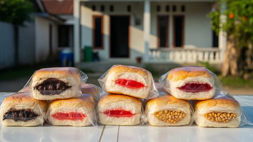 Makanan Kekinian Seribuan yang Bisa Dibuat dalam 3 Menit Roti Kukus Mini Selai