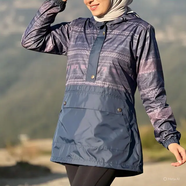 Windbreaker Jacket untuk Hijabers