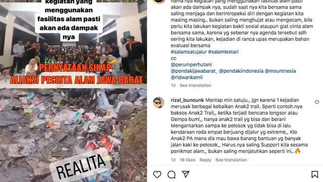 komunitas trail donasi
