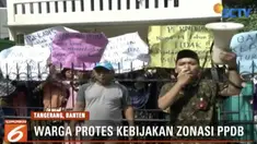 Amarah warga memuncak ketika Kepala Dinas Pendidikan dan Kebudayaan Kota Tangerang, hanya memiliki solusi mendaftar ke sekolah swasta.
